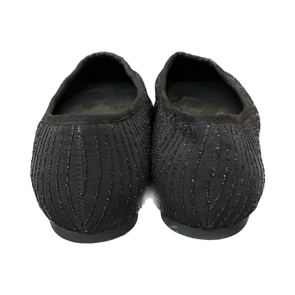 Torrid Black Sparkly Flat Size 6W - Picture 3 of 5